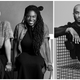 Rosario Dawson, left, and Abrima Erwiah; Virgil Abloh